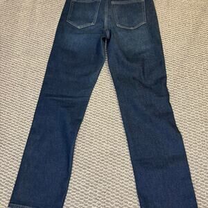 J. Crew Straight Leg Dark Wash High Waist Jeans Size 25